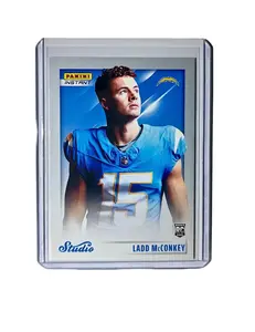 Ladd McConkey 2024 Panini NFL #18 Studio Rookies Card LA Chargers 1/1672