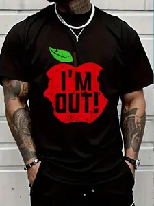 100% Cotton Im Out Last Day Of School Summer Break Teacher T-Shirt Women's Men's Graphic Tee Crew Neck summer vacation Tops