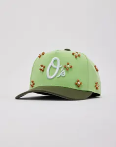 Mitchell & Ness MLB Baltimore Orioles Beaded Pro Pinch Snapback Hat