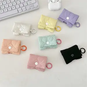 Earphone pouch, Bluetooth earphone pouch, cute earphone storage and protection soft shell;