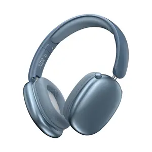 Wireless Bluetooth Headphones, Over-Ear, Deep Base, Foldable, Mic for iOS/PC Headphones Android Memory Headset, Travel Headphones, Perfect Gift for Men Women, Deep Blue