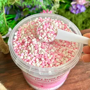 680/900g Aromatherapy Laundry Beads, Long Lasting Fragrance Luxurious Fabric Softener, Laundry Scented Beads 🌸 Cherry Blossom Series  Scent , HE Compatible, Anti-Static Portable Clothes Cleaner for Home & Travel Use, Laundry Scent Booster
