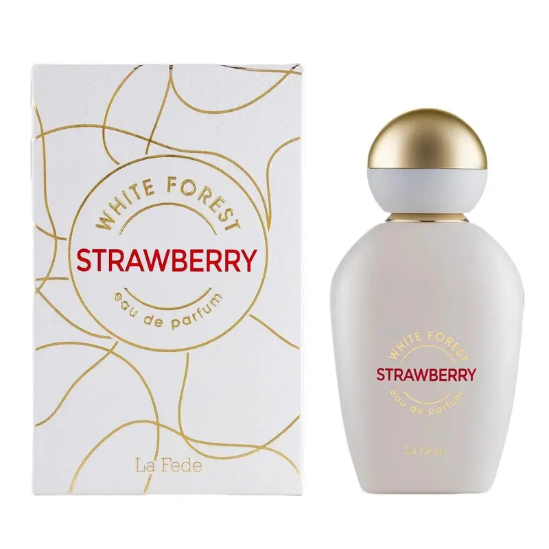 Khadlaj La fede White Forest Strawberry for Unisex eau De Parfum spray, 3.4 ounce