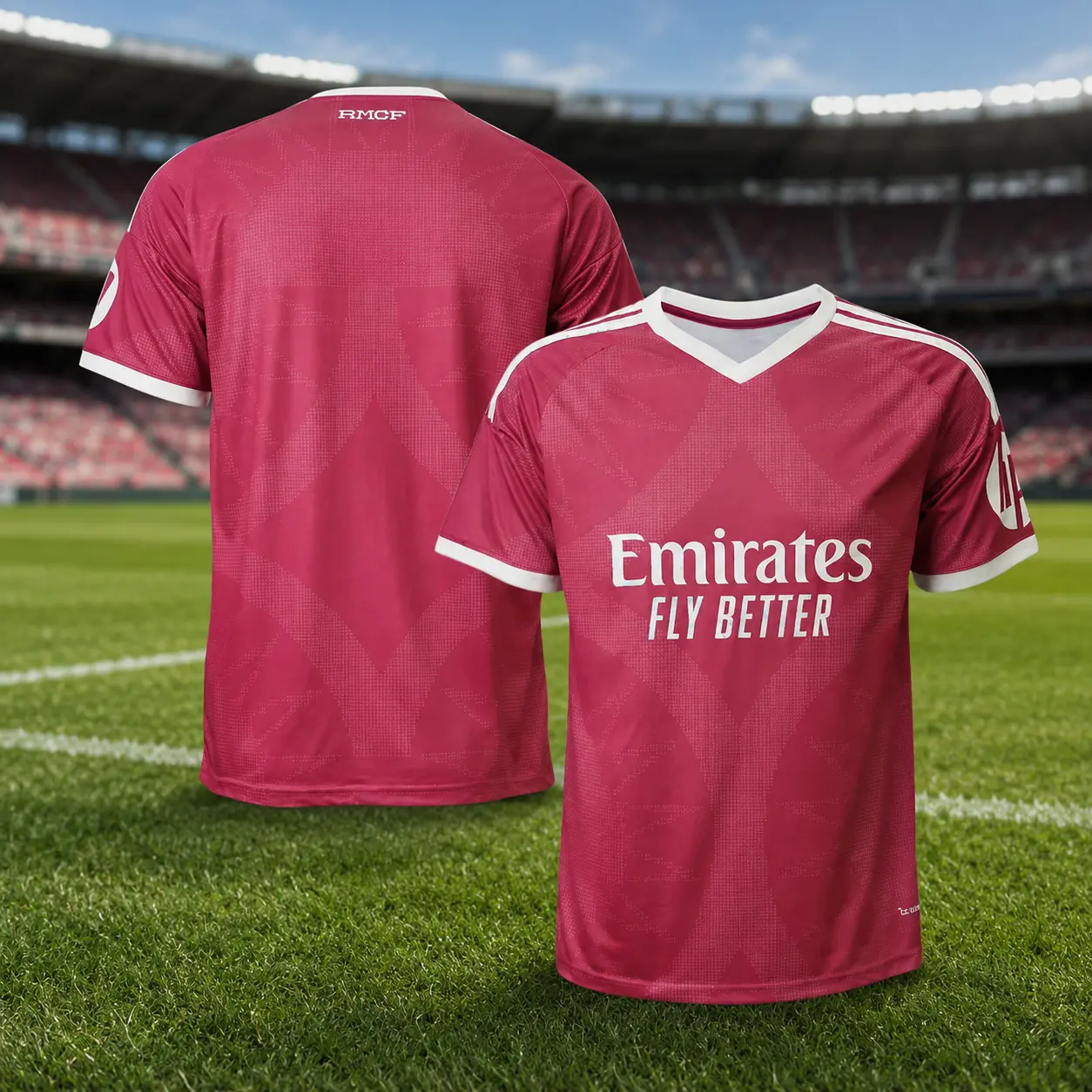Madrid Pink Away Jersey 2026/27 – Unisex Custom Replica Soccer Shirt, Professional Football Top, Breathable Lightweight Match Day Sportswear for Men & Women