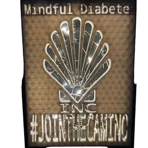 Citrus Sculpt 3D Exclusive Mindful Diabetes Awareness Lithophane Light - Illuminate & Support Diabetes Education with Every Purchase