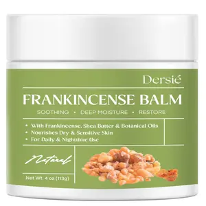 Dersie Frankincense Balm: Soothes Muscles & Joints, Supports Skin Renewal & Nourishment – All Natural Balm for Muscle, Joint & Foot Discomfort and Dry Skin - Infused with Frankincense Oil (4 oz)