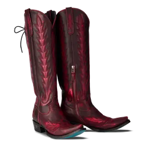 Lexington Knee High Corset - Black Cherry