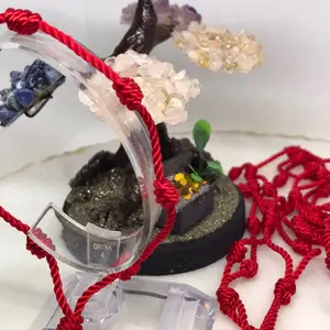 7 Knots Anklet Bracelet-Tobillera de 7 Nudos