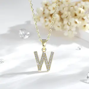 Initial "W" Pendant