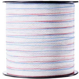 VEVOR Electric Fence Tape, 1640Ft 500M Polytape Fencing Hot Wire, 3/4" Width 6 Stainless Steel Strands for Reliable Conductivity, UV & Rust Resistance, Portable Polywire for Horse Cattle Livestock