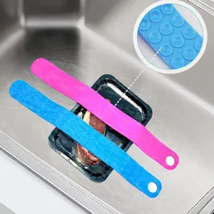 2 Pack Thaw Belt – Silicone Sink Thawing Fixator Belt, Longer Faster & Safer Defrosting Belt for Frozen Meat and Vegetable, Super Suction Meat Defroster