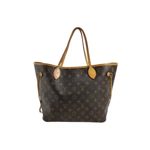 Pre-owned Louis Vuitton canvas Shoulder Bags Monogram Neverfull MM Tote Bag (2260002602383)