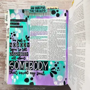 Nobody Old Testament Bible Journaling Page Kit