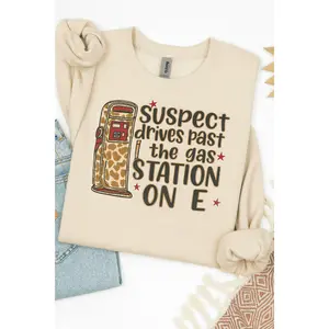 Funny Gas Station On E Sweatshirt