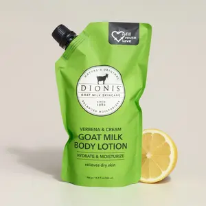 Lemon Verbena & Cream Goat Milk Body Lotion Refill Pouch