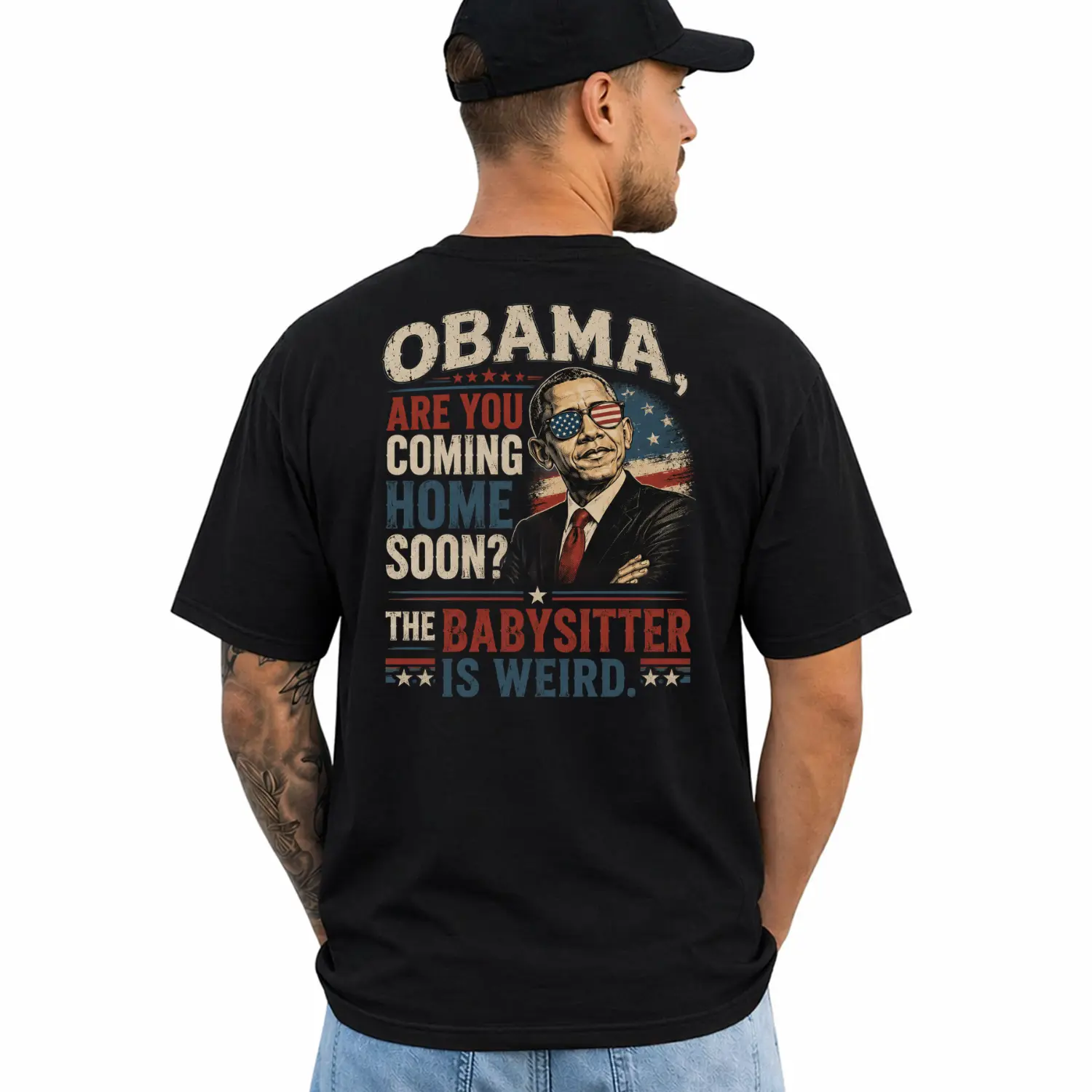 Obama Are You Coming Home Soon T-Shirt, Funny Meme Shirt, Political Anti TrumTee, Democrat Gift, Obama 2028 Shirt, hort Sleeve Printed Graphic Shirt, Daily Casual Cotton Menswear