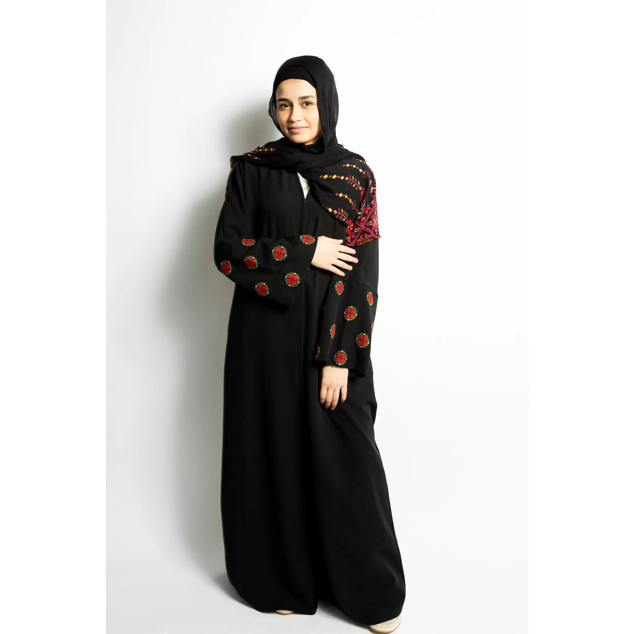 Watermelon Poppy Abaya