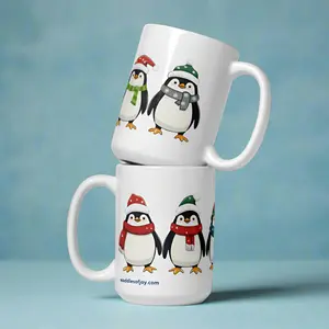 Festive Penguin Mug
