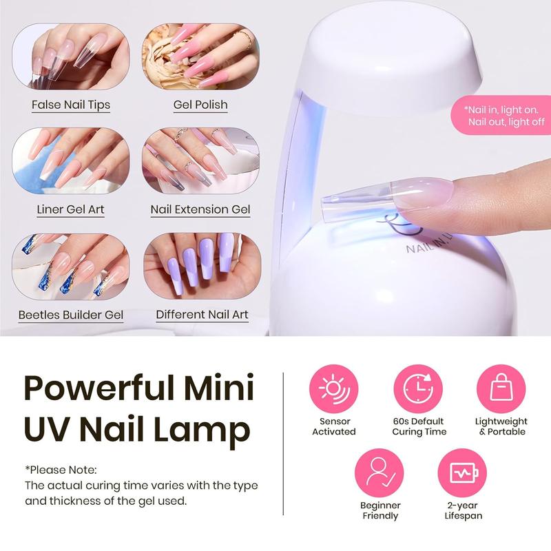 Beetles Tipex Instant Apex Nail Extension Tips Kit Almond/Coffin/Square/Oval/Stiletto/Squaoval Shape Thick Acrylic Nail Flat Nails Manicure Gel press ons Nail Art DIY Nails Art  Nail Glue Easter Nail Designs SpringVacation Nails newyearnewme valentinesday