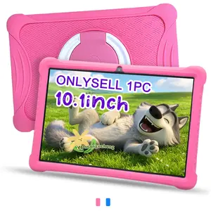 10.1-Inch Android Tablet, Dual Camera, HD Screen, Shockproof Dustproof Case, Parental Control, Educational Entertainment, Home Use