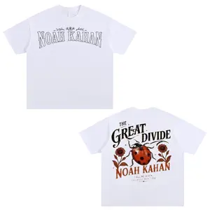 Graphic Noah Kahan The Great Divide Tour Cotton T Shirt - Unisex Oversized Streetwear Concert Music Merch - Gift For Fans