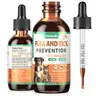 #backtoschool #sohochic Carmelie Flea & Tick Support Drops for Dogs & Cats Natural Liquid Formula with Vitamins Bacon Flavor All Breeds & Ages Kittens