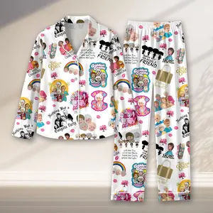 Golden Girls Pajamas Set For Women And Kids, Funny Retro Sleepwear , 80s TV Show Loungewear, Friendship PJs, Vintage Cartoon Nightwear Gift