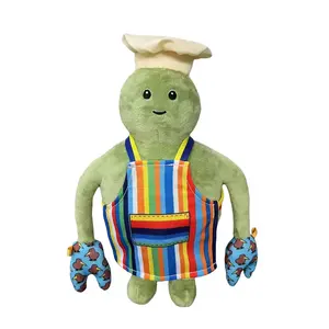 Emotional Support Chef Plush - Soft, Adorable Home Decor Statue - Stress-Relieving Comfort Companion, Doll Ornament for Home Supplies