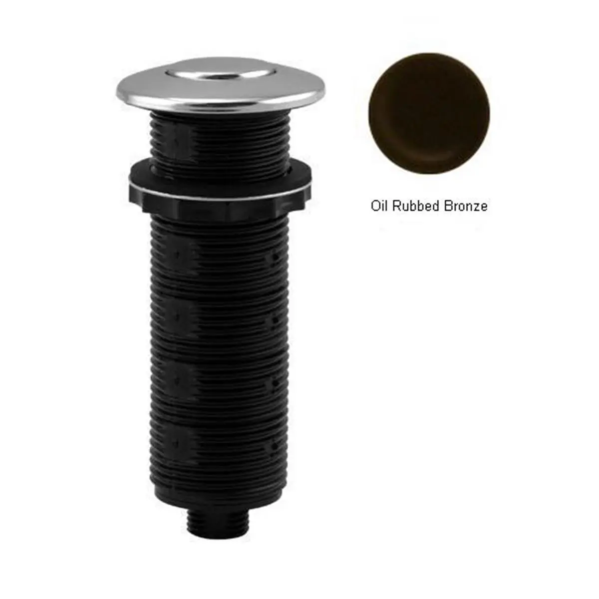 212 MAIN Heavy Duty Forged Brass Round Air Switch Button, Oil Rubbed Bronze Trim Replacement Part, Fits 2-1/2" Thick Decks & Franke Garbage Disposal Flange, Home Improvement Electrical Supply