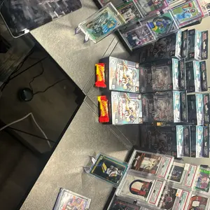 Five Topps Chrome Hangers and One Mosaic Mega box