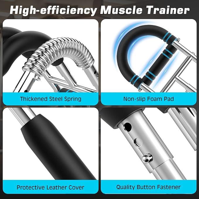 [New Version] 2025 Professional Chest & Arm Muscle Trainer for Men – Detachable, Portable Spring Resistance Home Fitness Equipment for Beginners & Enthusiasts big mama grip TikTokShopBlackFriday Adjustable Handles Strap Adjustable Elastic Strap