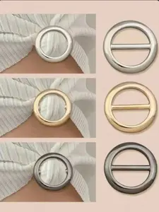 3-Piece Set Multifunctional Metal Scarf Clips Elegant Fashion Accessories for Shirts Dresses Belts Suitable for Various Occasions Cinch Clip