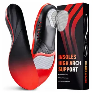 High Arch Support Orthopedic Foot Insoles, EVA Breathable Shock Absorption, Relieve Foot Fatigue & Pain, Correct Flat Feet & Protect Ankles, Improve Sports & Reduce Injuries, Fit for All Types of Shoes, Unisex for Sports, Standing, Hiking & Travel tiktoks