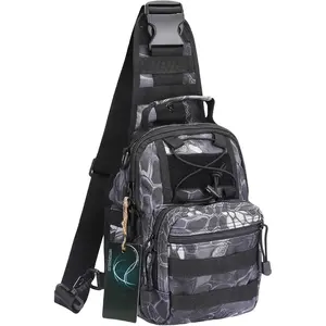 Outdoor Tactical Bag Backpack, Military Sport Bag Pack Sling Shoulder Backpack Tactical Pack for Every Day Carry