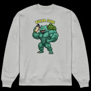 Bulba Sore unisex organic oversized sweatshirt (DTF print)