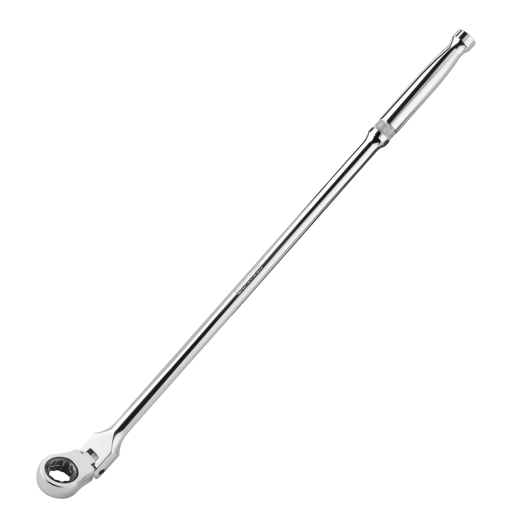 #fathersdaygift DURATECH Extra Long Flex Head Ratchet Wrench, 144-P, Double-Stacked Pawls, CR-V Steel, Only Compatible 3/8" Drive Low Profile Impact Sockets