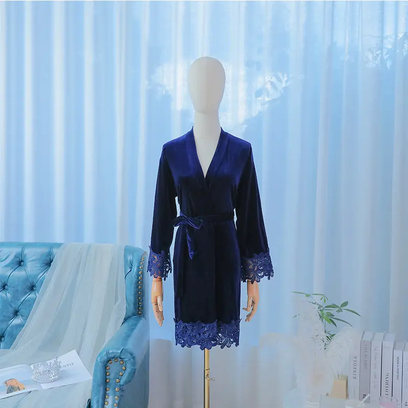 Lace light panel   navy blue