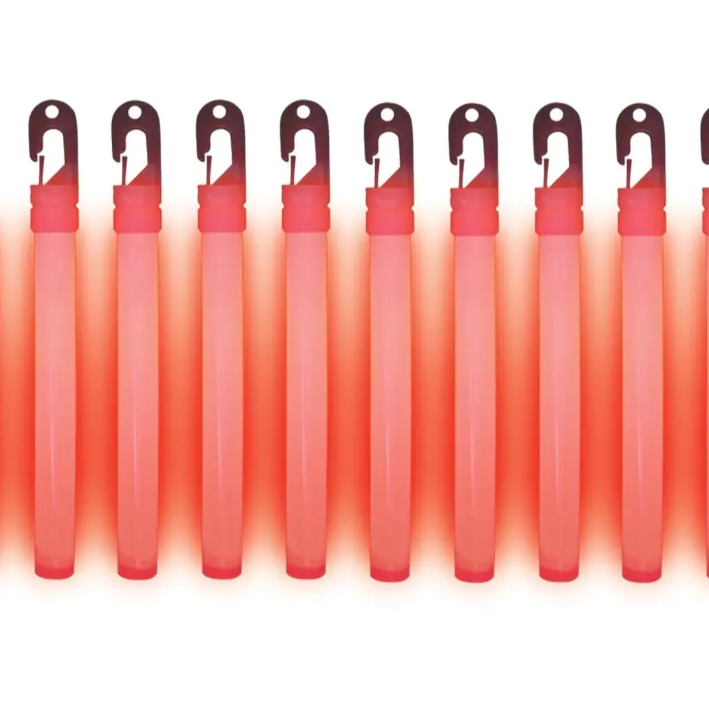 Long-Lasting Marine-Grade Glow Sticks: Perfect for Lobstering and Safety Situations. Built-In Clip For Easy Attachment