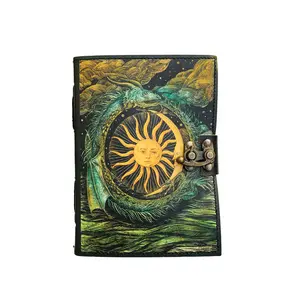 Dragons Den Blank Genuine Leather Journal - 5" x 7"
