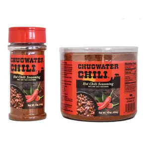 Chugwater Chili Hot Chili Seasoning- Gourmet Chili or Taco Seasoning- Flavorful, All-Natural, Gluten-Free, No MSG