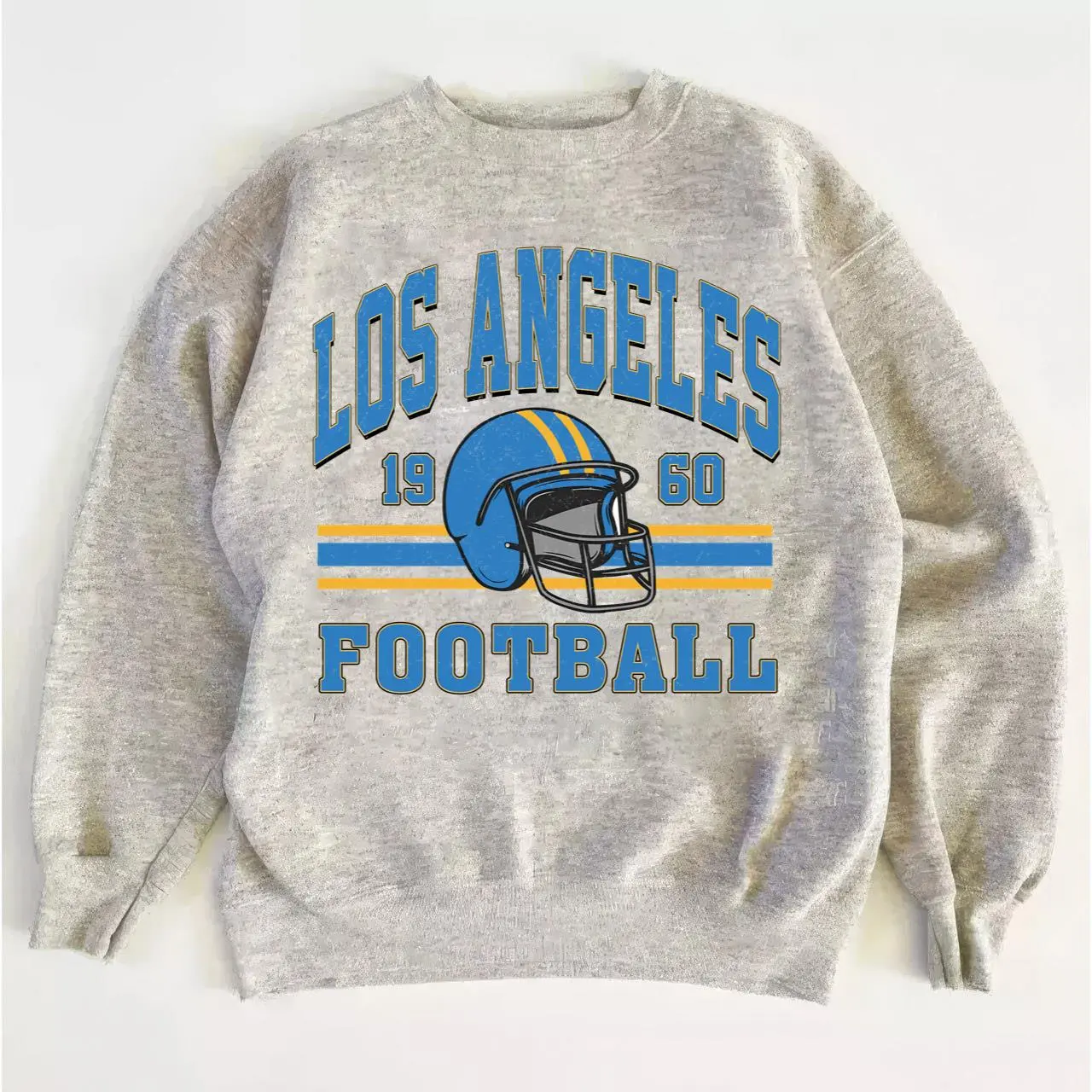 Chargers Vintage Football Sweatshirt, Retro Crewneck Game Day Fan Apparel