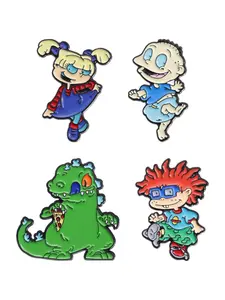 90s Nostalgic Naughty Soldier Enamel Pin Badge, Perfect Accessory for 90s Nostalgia Lovers, Retro Cartoon Fans, and Collectors