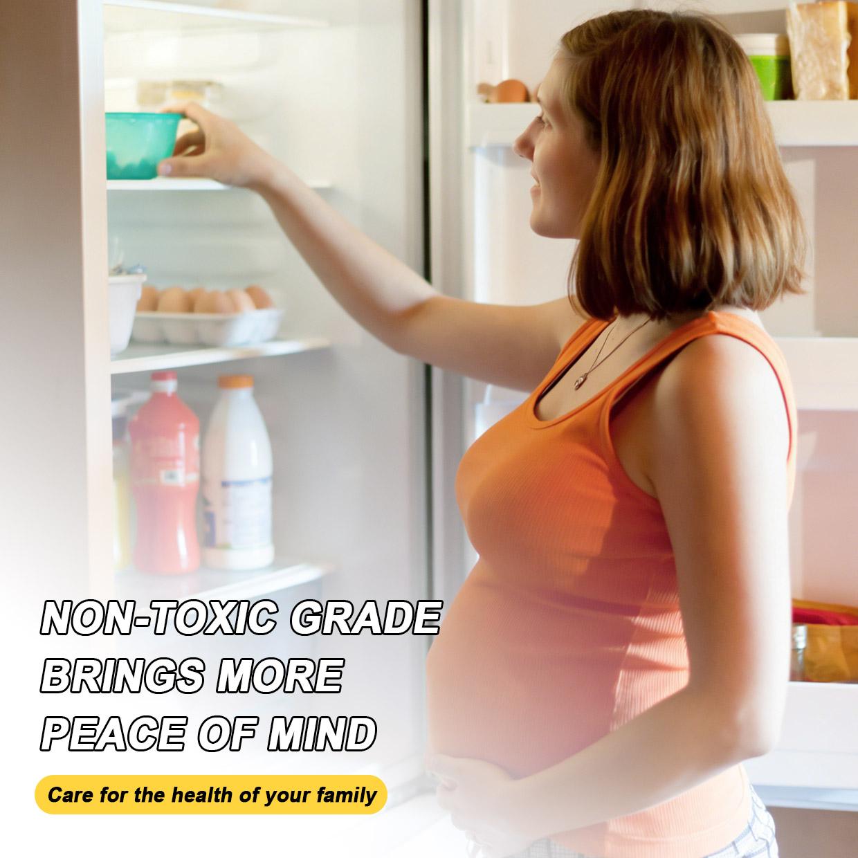 HerbAngel 6-in-1 Fridge Odor Eliminator | 4-Pack Lemon Deodorizing Eggs | 10-Day Freshness Guarantee & 99.9% Odor Removal | Safe for Fridge Car Closet & Pet Area