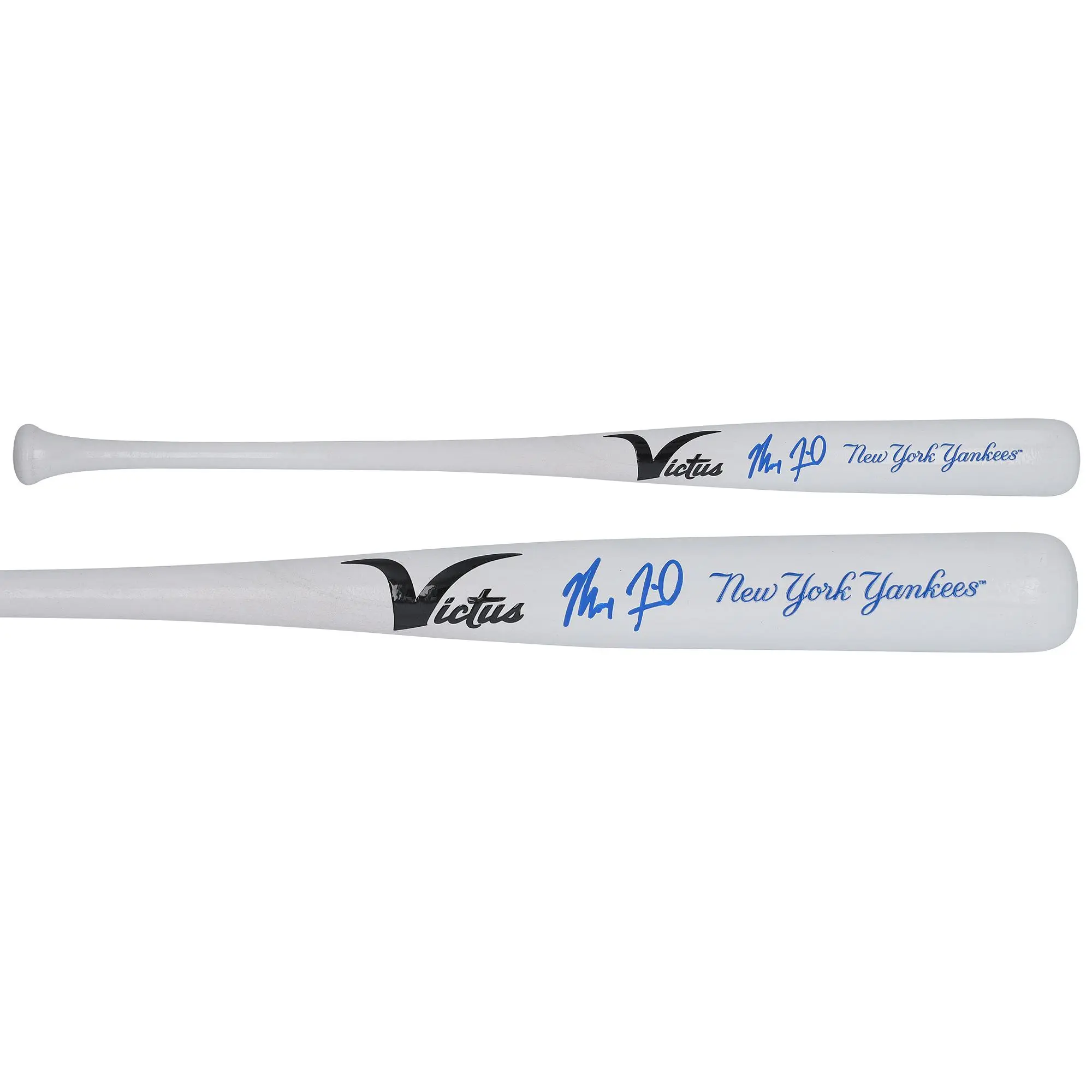 Max Fried New York Yankees Autographed Victus Team ID Mini Bat - Fanatics Authentic Certified
