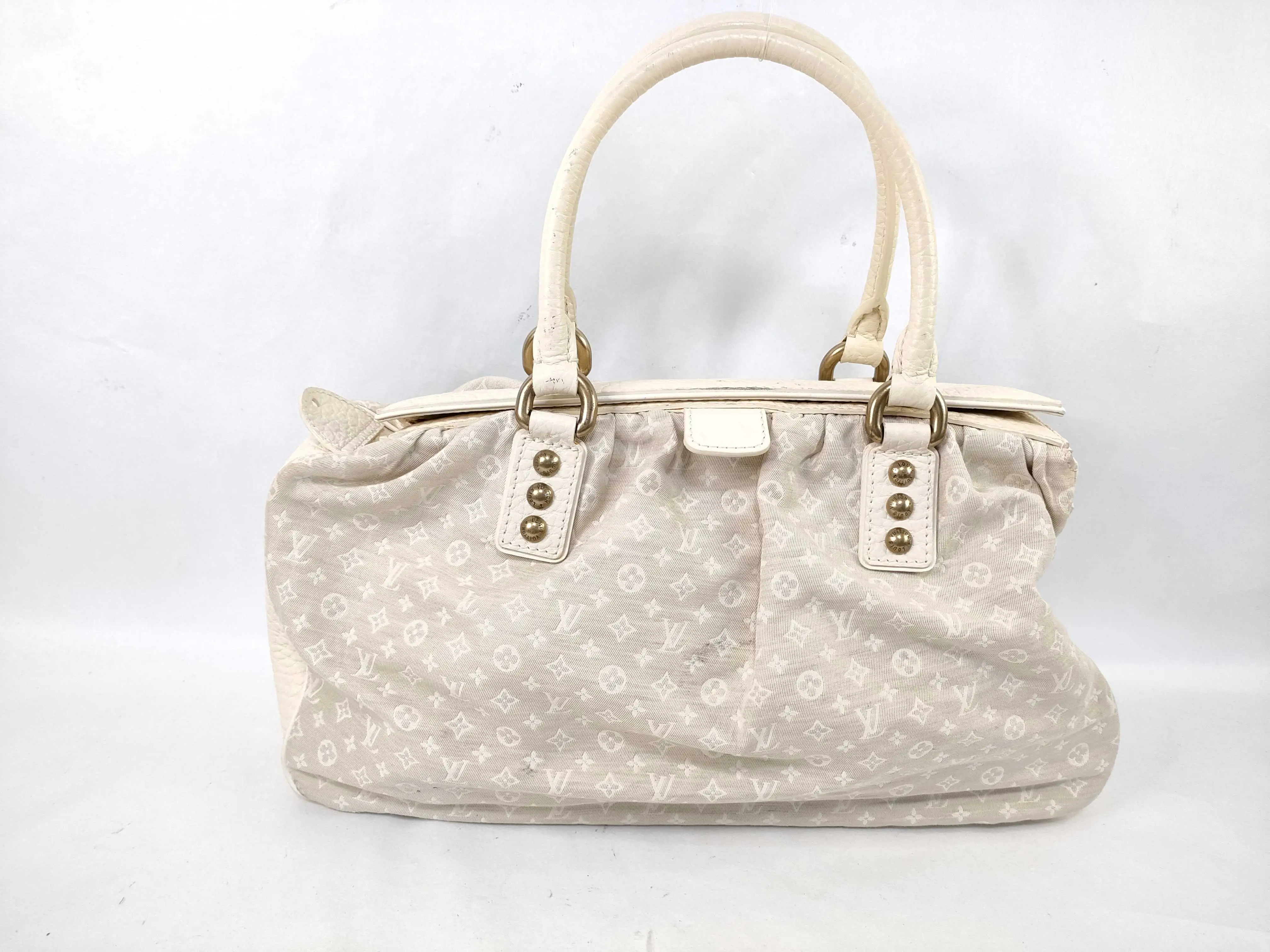Pre-owned Louis Vuitton PVC Shoulder Bags M40061 Monogram Minilan Vuitton Monogram Minilan Trapeze PM M40061 SR1005 Handbag