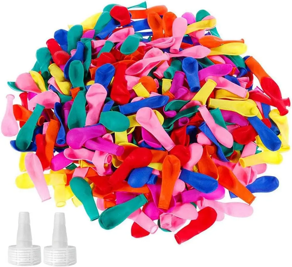 Water Balloons 500 Pack - Quick Refill Kits for Kids & Adults, Eco-Friendly Latex Water Bomb Balloons Water Balloons 500 Pack - Quick Refill Kits for Kids & Adults, Eco-Friendly Latex Water Bomb Balloons