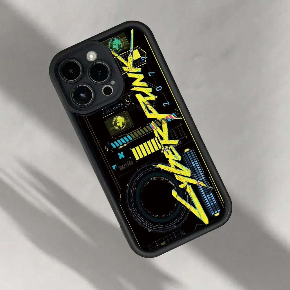 Cyberpunk Style Tech-Inspired Patterns and Text, Hot-Selling Creative Cartoon Designs, New Sky Eye Ladder Phone Case – Fun & Unique Minimalist Fashion Trendy Gift for Men/Women,For iPhone 17 16 15 14 13 12 11 PRO MAX PLUS,AIR Mini SE and iPhone XS MAX