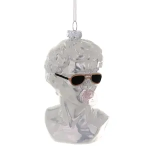 Cody Foster Glass David Blowing Bubble Ornament