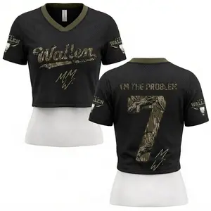 Still The Problem #7 Wallen Croptop Baseball Jersey | Country Music 2 Sided Unisex Baseball Jersey