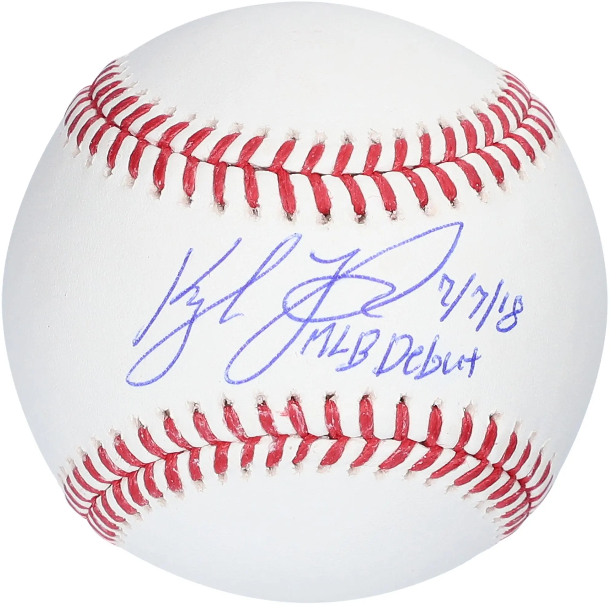 Kyle Tucker Houston Astros Autographed Baseball with "MLB Debut 7-7-18" Inscription - Fanatics Authentic Certified